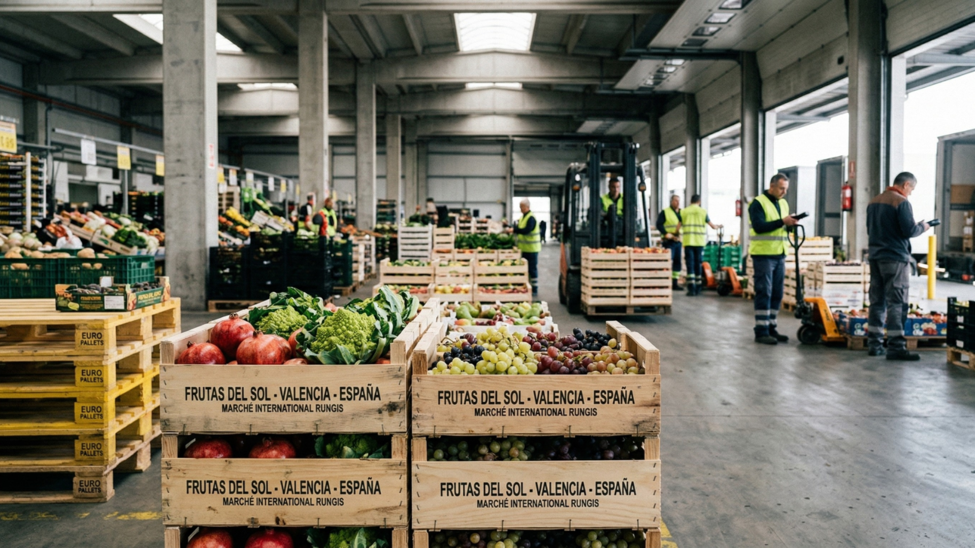 Cómo funciona el comercio internacional de frutas y hortalizas en Europa